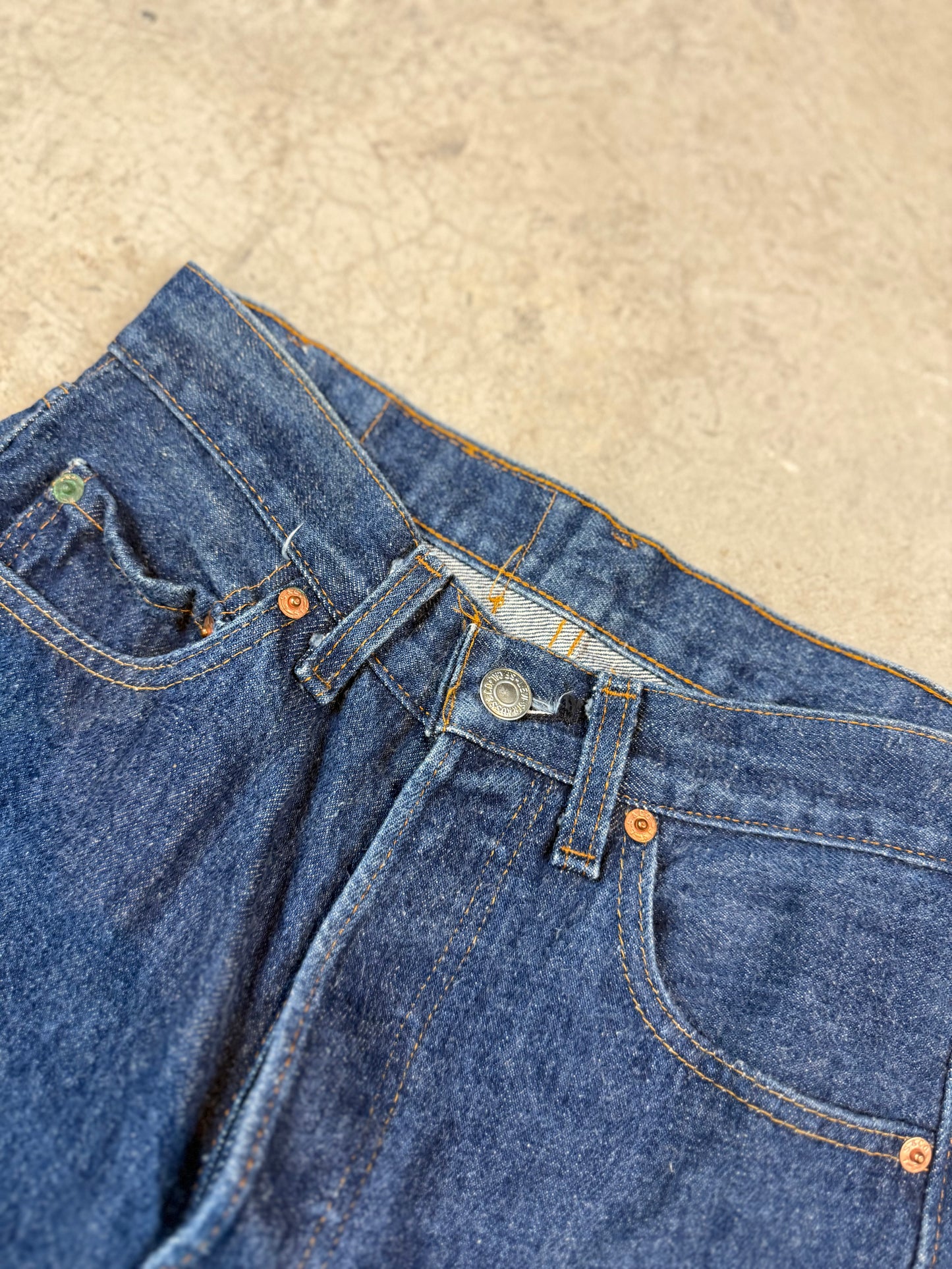 501’s Levi’s Dark Denim shorts