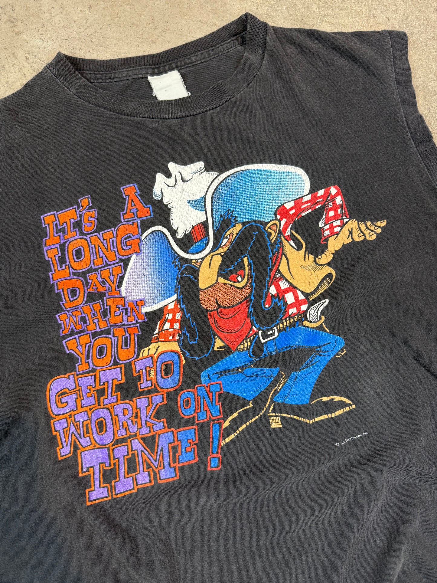 Faded Cowboy Muscle tee