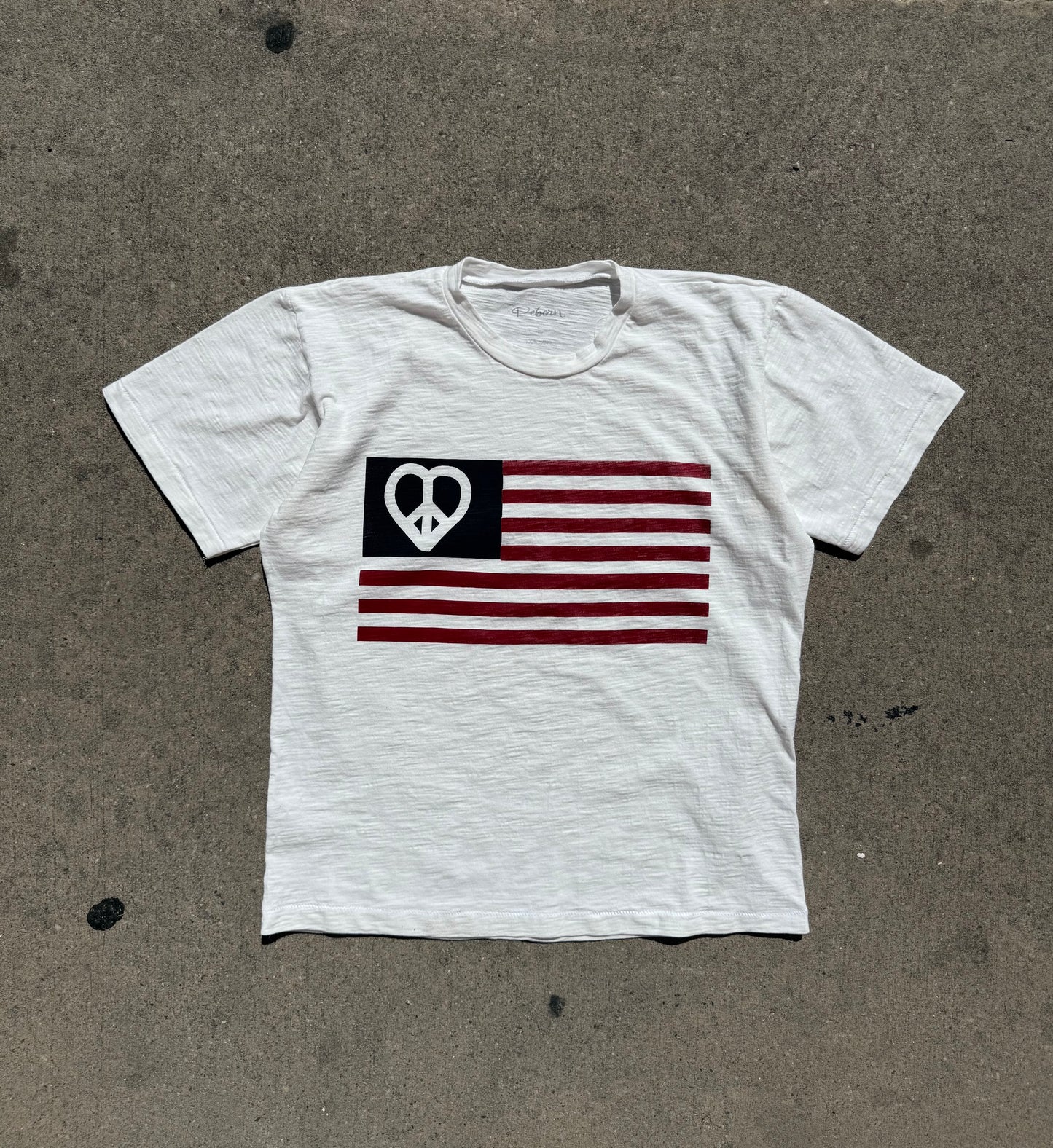 “Made in Peace” Slub style Tee