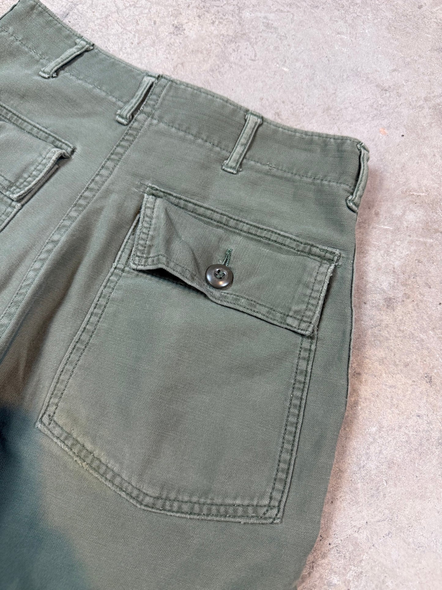 Green Military Shorts