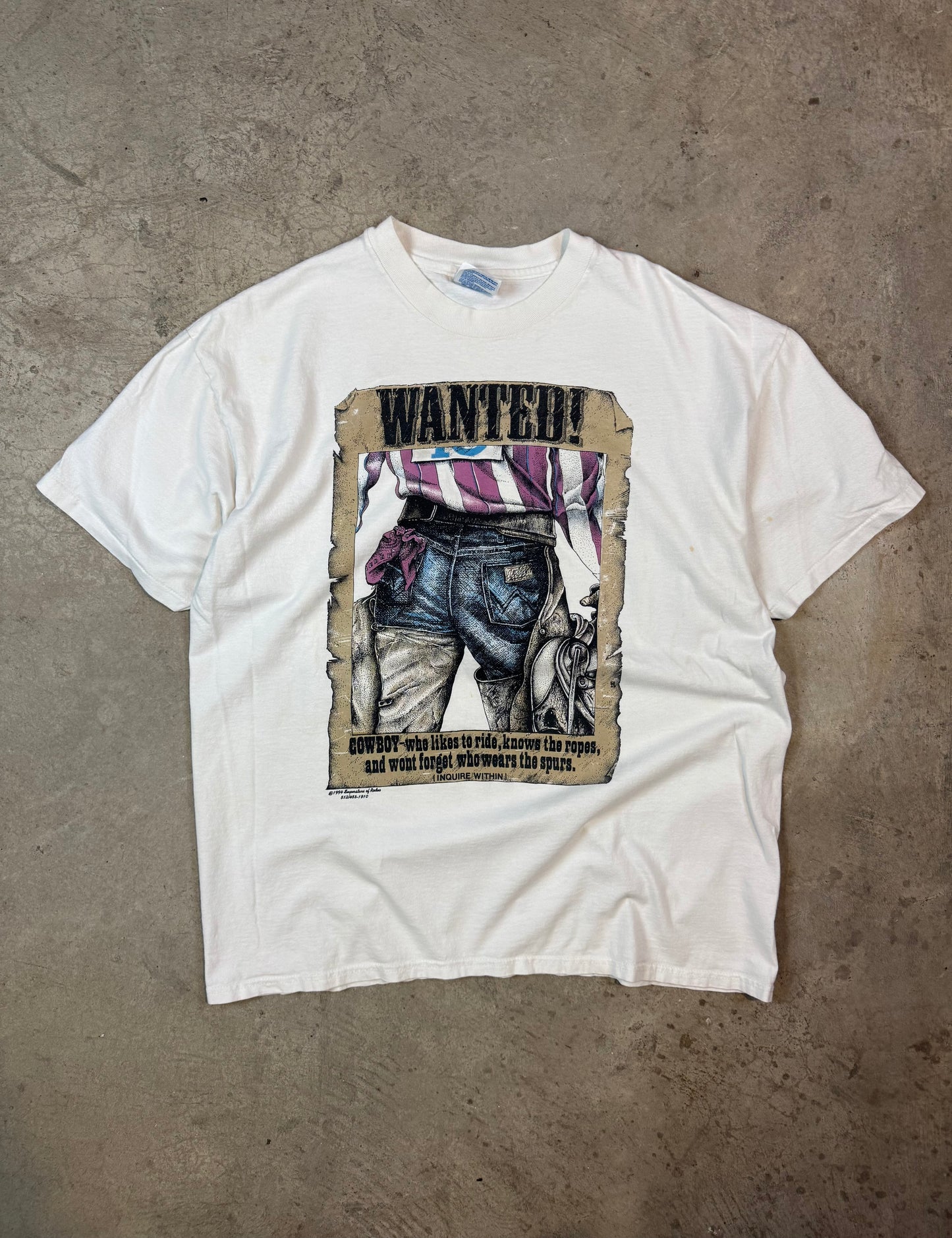 Wanted Cowboy tee