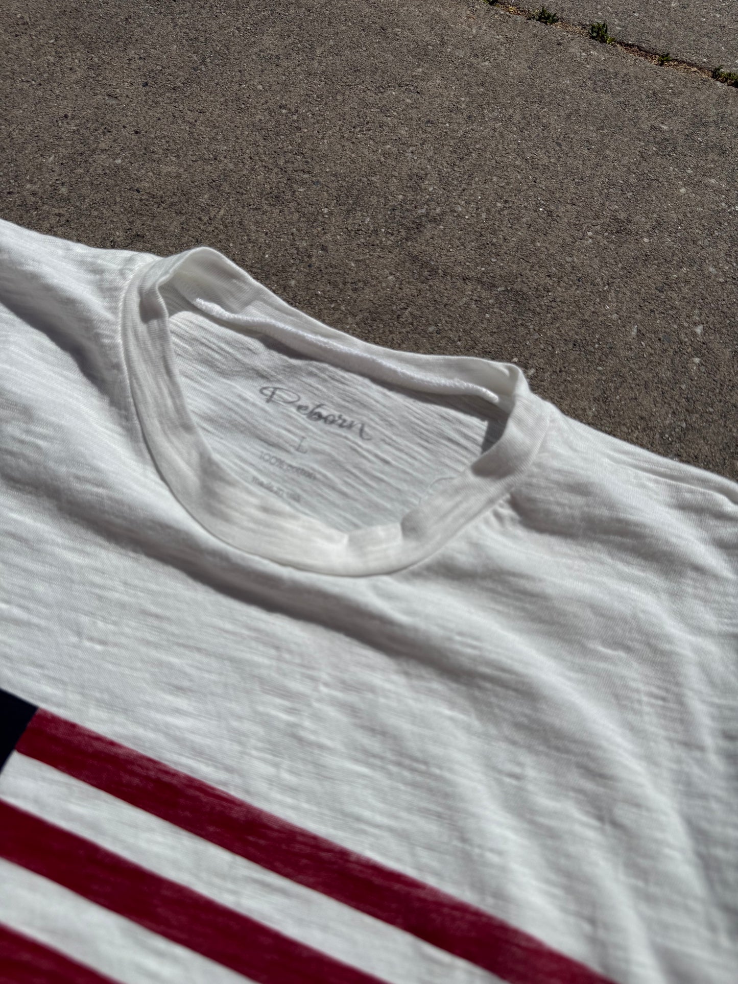 “Made in Peace” Slub style Tee