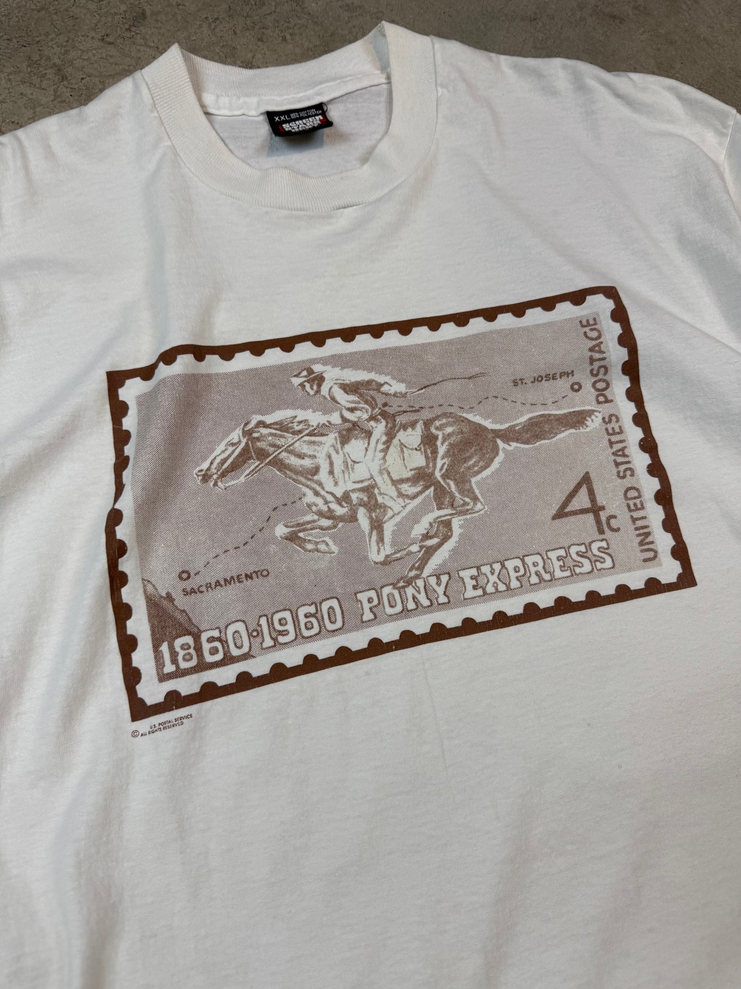 Pony Express Cowboy tee