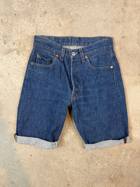 501’s Levi’s Dark Denim shorts